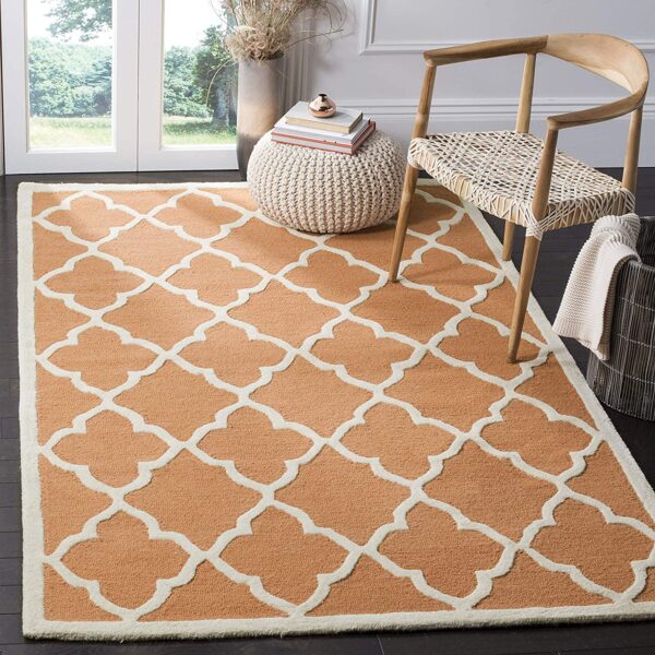 Elegant Moroccan Trellis Rug Soft & Durable Design